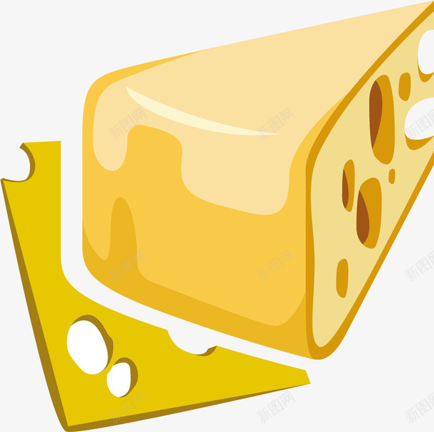 乳制品奶酪矢量图eps免抠素材_88icon https://88icon.com 乳制品 奶酪 食品 食材 食物 黄色 矢量图