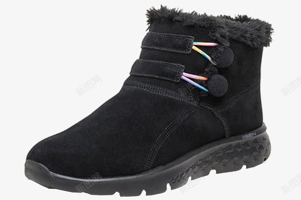 冬季棉鞋png免抠素材_88icon https://88icon.com 产品实物 保暖 冬季 棉鞋 黑色