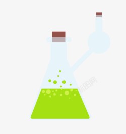 绿色科学研究器材实验素材