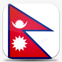 尼泊尔V7国旗图标素材