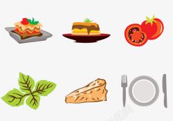卡通手绘美食素材