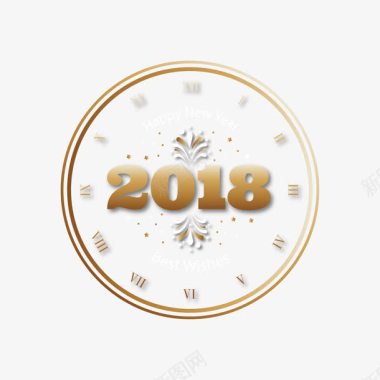 中国风20182018时钟图标图标