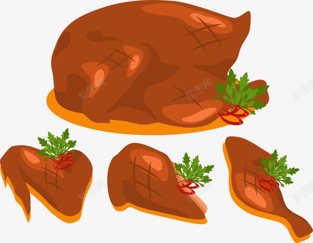 美味烤鸡png免抠素材_88icon https://88icon.com 烤鸡 烤鸡翅 烤鸡腿 美味烤鸡