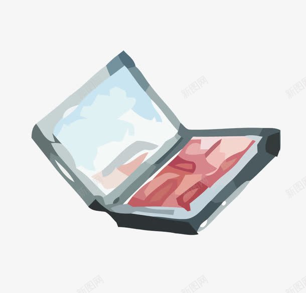 腮红盒化妆品png免抠素材_88icon https://88icon.com 化妆品 化妆品矢量