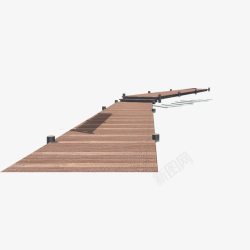 木地板路桥素材