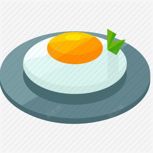 卡通荷包蛋png免抠素材_88icon https://88icon.com 卡通 美食 荷包蛋 食物