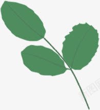 创意手绘绿色的树叶效果合成png免抠素材_88icon https://88icon.com 创意 合成 效果 树叶 绿色