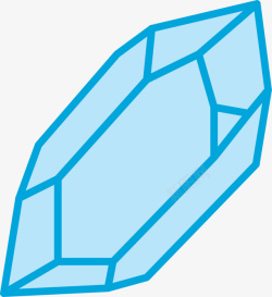 晶体玻璃块矢量图素材