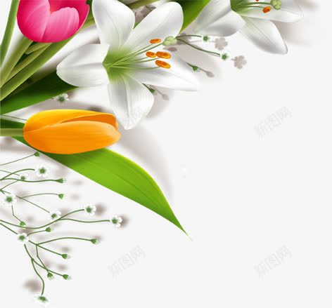 白色卡通鲜花花朵植物png免抠素材_88icon https://88icon.com 卡通 植物 白色 花朵 鲜花