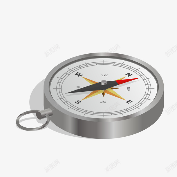 卡通指南针矢量图ai免抠素材_88icon https://88icon.com PNG图 PNG图下载 创意卡通 卡通 卡通插图 夏令营 指南针 插图 矢量图