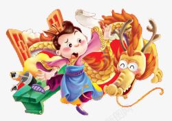 中国风创意国学插画装饰素材