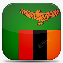 赞比亚V7国旗图标png免抠素材_88icon https://88icon.com Zambia 赞比亚