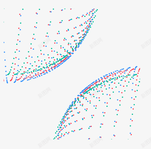 彩色波点抽象图矢量图eps免抠素材_88icon https://88icon.com 彩色波点 抽象波点图 波点 矢量素材 科技波点 矢量图