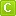 火鸡字母绿色的大写字母Cicon图标图标