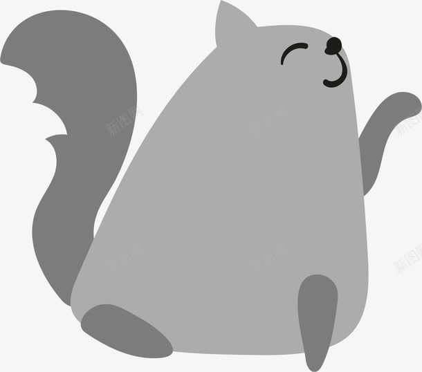卡通灰狼png免抠素材_88icon https://88icon.com 卡通动物 卡通手绘 灰狼 玩偶 装饰图案