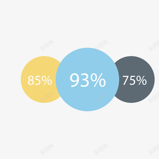 彩色圆形数据矢量图ai免抠素材_88icon https://88icon.com 分析 数据 素材 矢量图