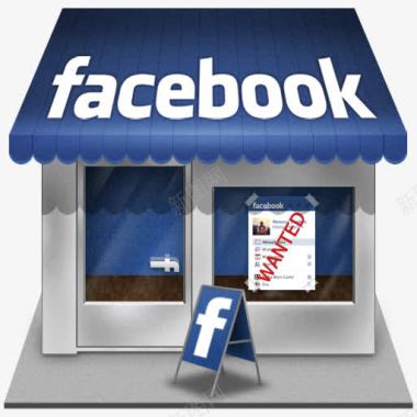 facebook商店社会商店图标图标