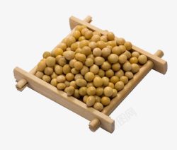 竹框黄豆素材