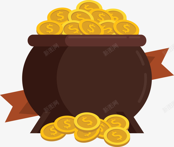 堆得满满的金币堆矢量图ai免抠素材_88icon https://88icon.com 发钱 满满的金币 矢量png 节日发钱 金币 金币堆 矢量图