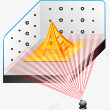 3D山3d扫描图标图标