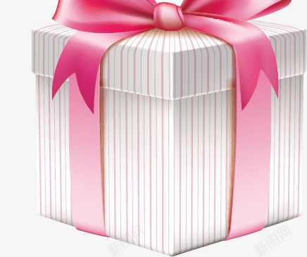 礼物盒粉色矢量图ai免抠素材_88icon https://88icon.com 礼物盒 粉色 装饰 矢量图