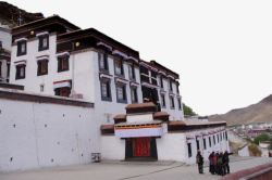 西藏扎什伦布寺风景5素材