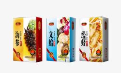 休闲食品包装设计海产卡盒包装高清图片