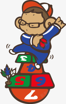 卡通儿童矢量图素材