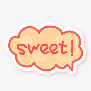 sweet红色卡通云png免抠素材_88icon https://88icon.com sweet 红色卡通云