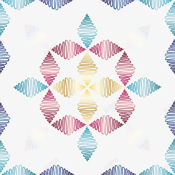 花纹装饰图案png免抠素材_88icon https://88icon.com 炫彩 纹理 线条 花纹