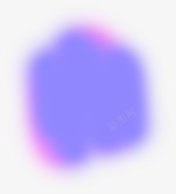 紫色梦幻唯美圆形抽象素材