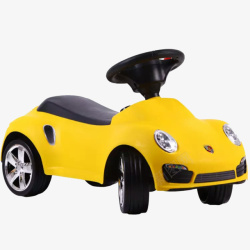黄色汽车玩具素材