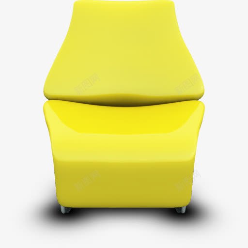 黄色的座位椅子ModernCpng免抠素材_88icon https://88icon.com Archigraphs Chair Seat Yellow 座位 椅子 黄色的