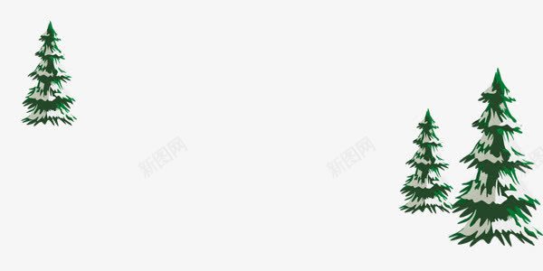 圣诞节雪松装饰png免抠素材_88icon https://88icon.com 圣诞 绿色 装饰 雪松