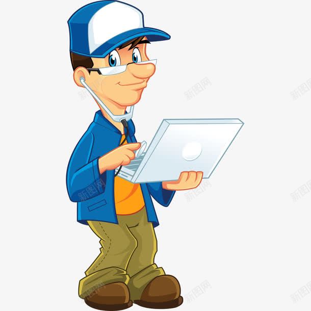 工作人员png免抠素材_88icon https://88icon.com 人物 卡通人物 工作人员 插画