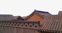 中国风古风建筑红砖素材