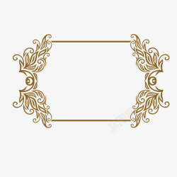 欧式边框矢量图素材