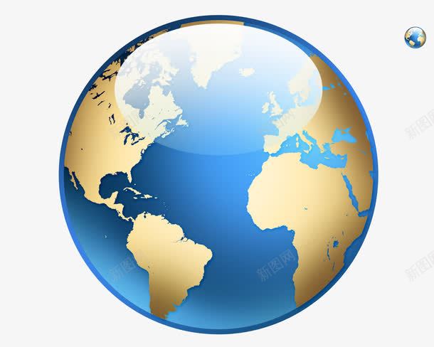 世界地图png免抠素材_88icon https://88icon.com 世界地图 地球 蓝色