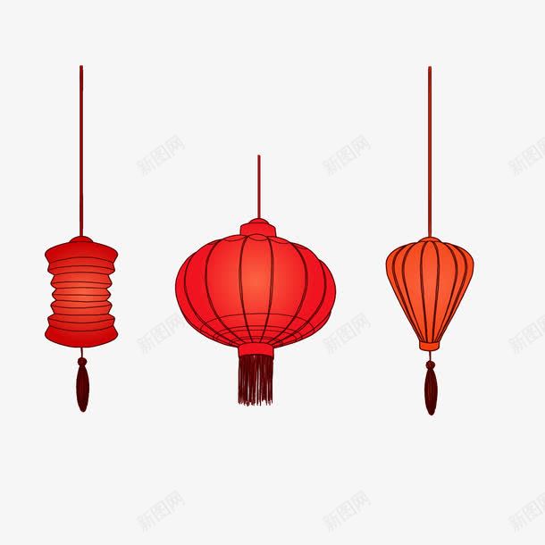 红色喜庆中国风灯笼png免抠素材_88icon https://88icon.com 中国风 喜庆 灯笼 红色 节日