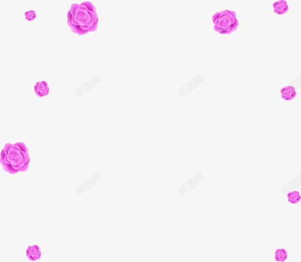 紫色海报植物花朵效果png免抠素材_88icon https://88icon.com 效果 植物 海报 紫色 花朵 设计