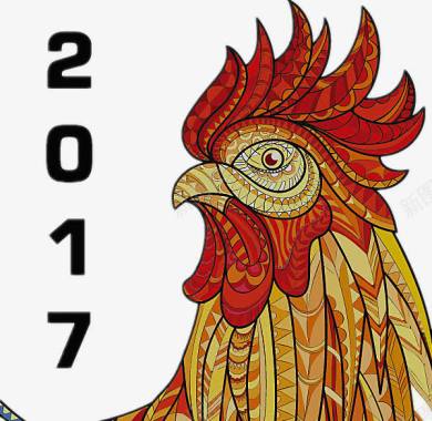 字符2017新年图标图标