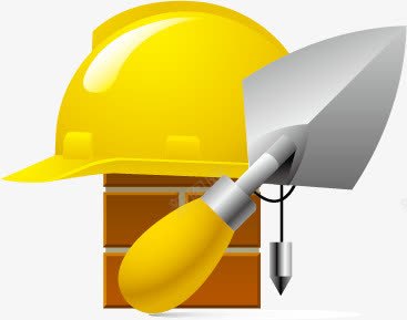建筑行业标志png免抠素材_88icon https://88icon.com 安全帽 建筑 施工