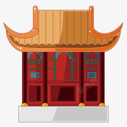 中国风建筑古风建筑素材