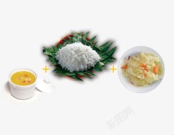 竹叶米饭汤素材