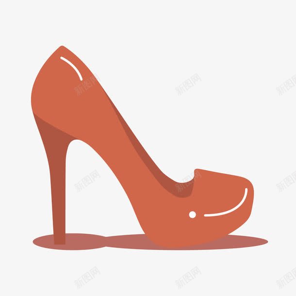 女士高跟鞋png免抠素材_88icon https://88icon.com 潮流 红色 鞋 高跟鞋