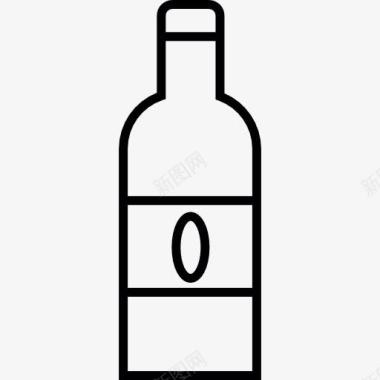 酒樽瓶图标图标