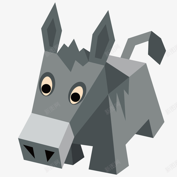 灰色简约动物驴矢量图eps免抠素材_88icon https://88icon.com 动物 卡通 图案 小清新 彩色 时尚 矢量图 装饰 驴 驴子卡通