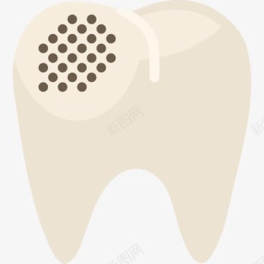 美白牙齿前磨牙图标图标