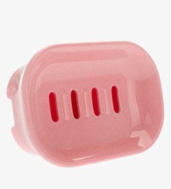 粉色简易肥皂盒素材