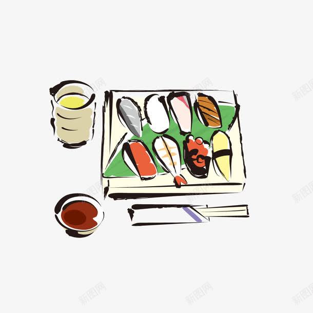 日料食物png免抠素材_88icon https://88icon.com 卡通 手绘 日料 生鱼片